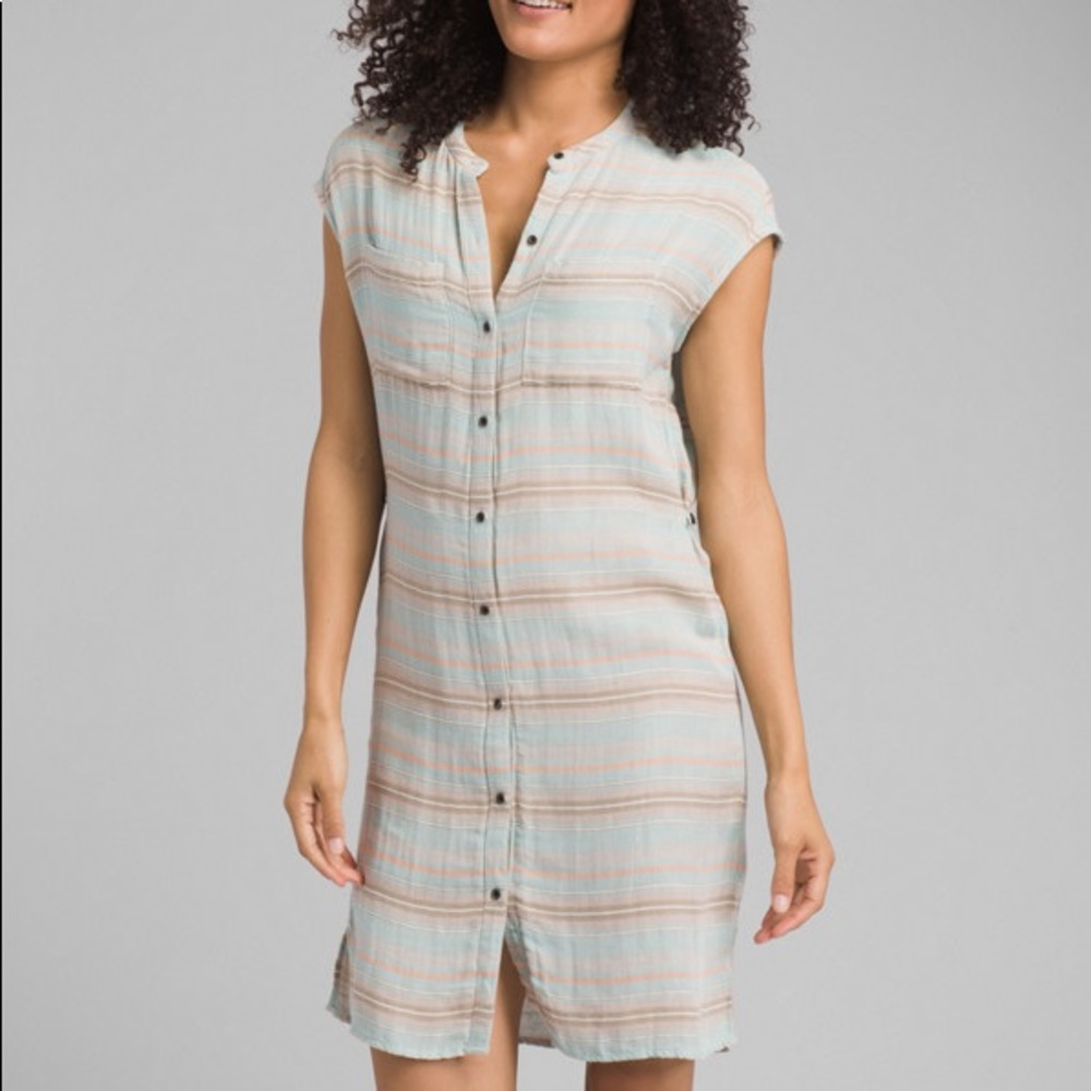 NWT prAna Buenos Dias dress Large 65% organic